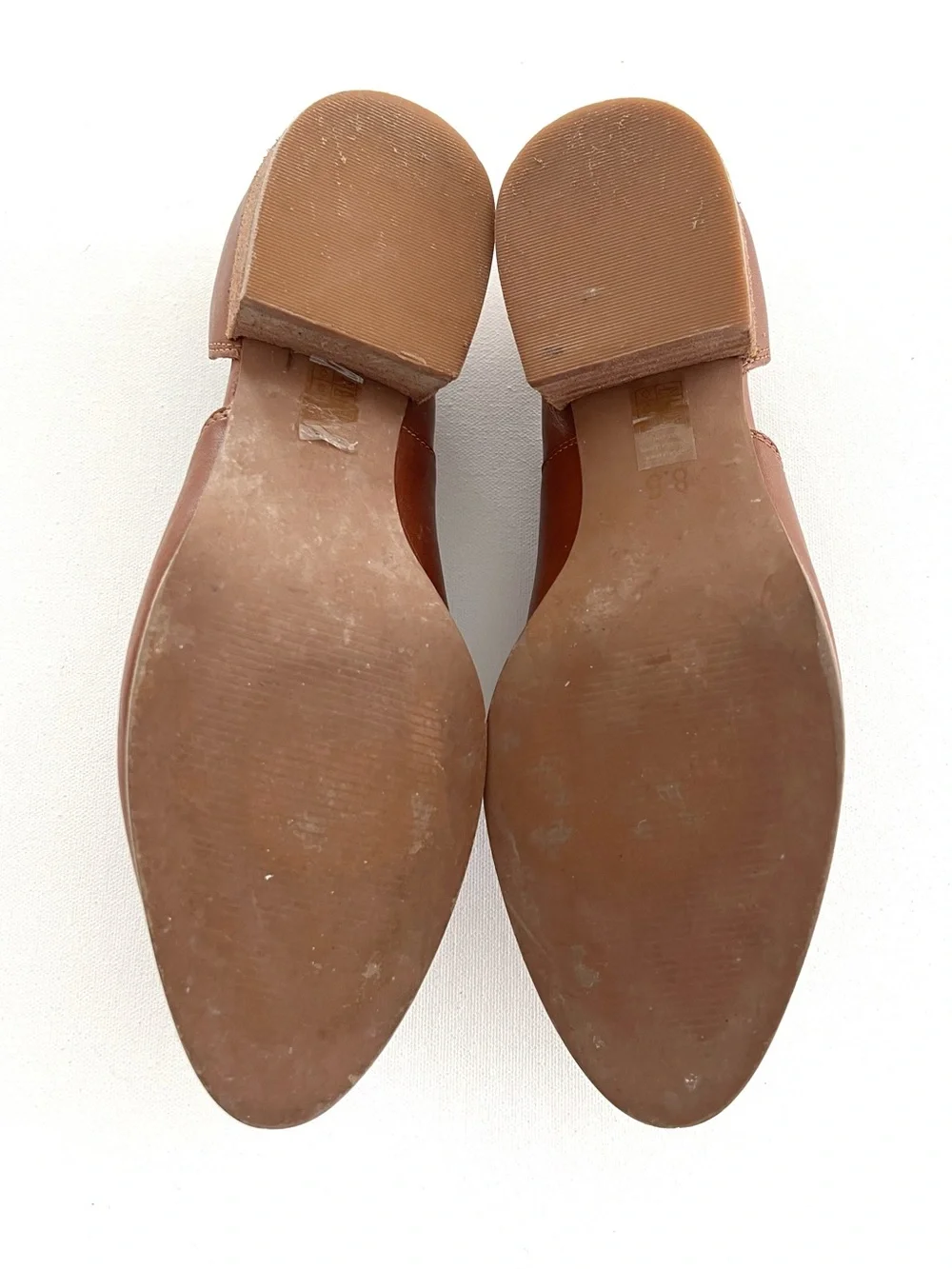 Madewell The Lucie Shoe in Leather English Saddle Size 8.5
